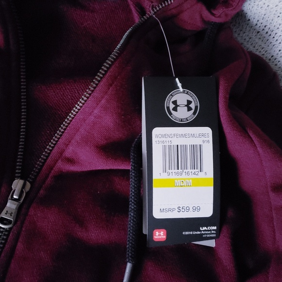 🎉 Under Armour Womens Zip Hoodie - Picture 3 of 4